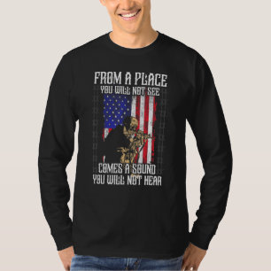Camiseta Tiroteo de tiros de francotiradores en mercados de