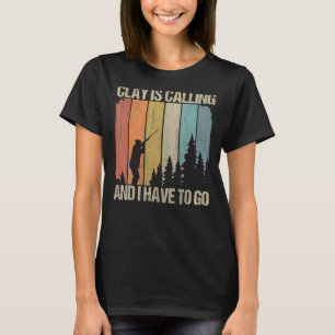 Camiseta Tiroteo De Trampa En Clay Está Llamando Retro