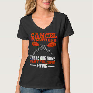 Camiseta Tiroteo De Trampa Para Un Tirador De Palomas De Ar