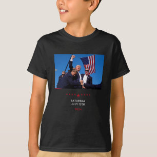 Camiseta Tiroteo De Trump En 2024 En La Manifestación De Tr