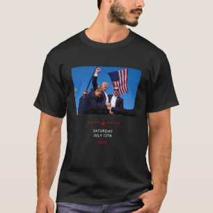 Camiseta Tiroteo De Trump En 2024 En La Manifestación De Tr