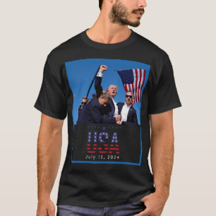 Camiseta Tiroteo en Rally Donald Trump en Pensilvania 2024