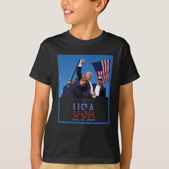 Camiseta Tiroteo en Rally Trump Pennsylvania 2024 (Anverso)