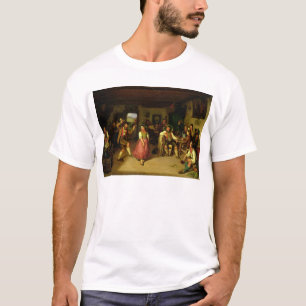 Camiseta Tiroteo y baile de la blanco en Oberbayern, 1841