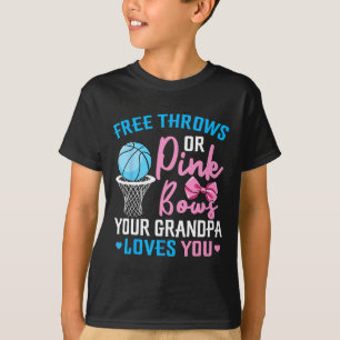 Camiseta Tiroteos gratis o arcos rosados El abuelo te ama a