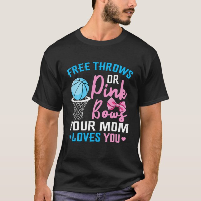 Camiseta Tiroteos Libres O Golpes Rosados Que Mamá Te Ama L (Anverso)