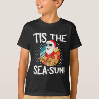 Camiseta Tis The Sea-sun Funny Santa Tropical For Sommer Ch