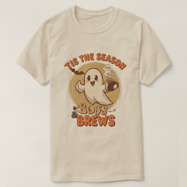 Camiseta Tis the Season Boos and Brews  (Diseño del anverso)