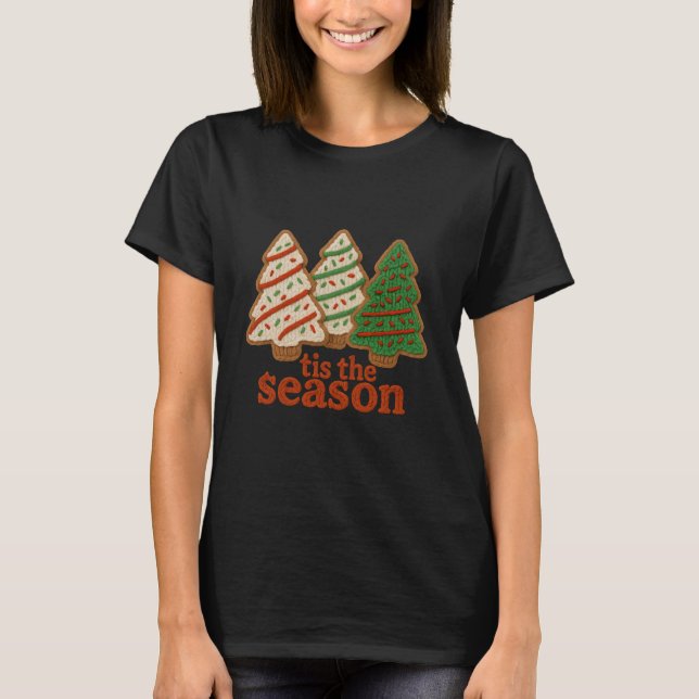 Camiseta Tis The Season Christmas T-Shirt – Cute Holiday  (Anverso)
