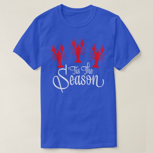 Camiseta Tis The Season Crawfish Mardi Gras Carnival Festiv (Diseño del anverso)