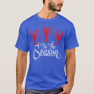 Camiseta Tis The Season Crawfish Mardi Gras Carnival Festiv