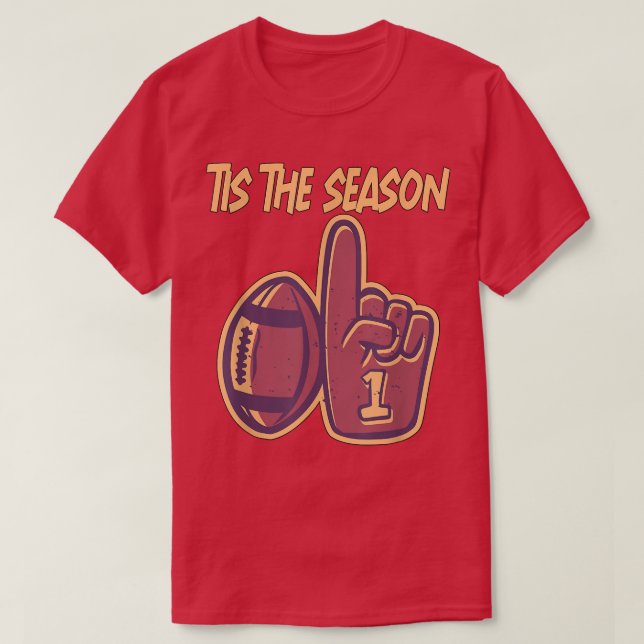 Camiseta Tis the Season Football Rugby Men Women Kids 1092  (Diseño del anverso)