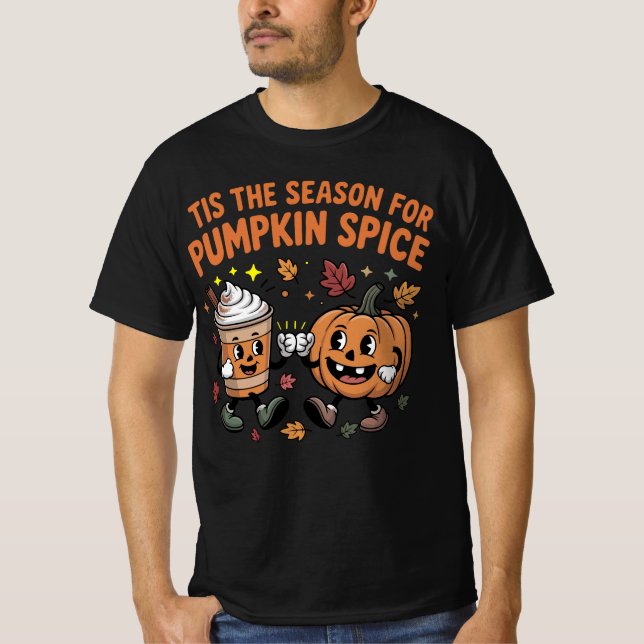 Camiseta 'Tis the Season for Pumpkin Spice Halloween Spooky (Anverso)