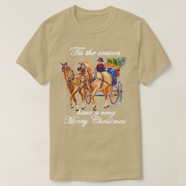 Camiseta Tis The Season Have a Very Merry Christmas  carria (Diseño del anverso)