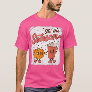 Camiseta Tis The Season Pumpkin Shirt Spice Fall Autumn Hal