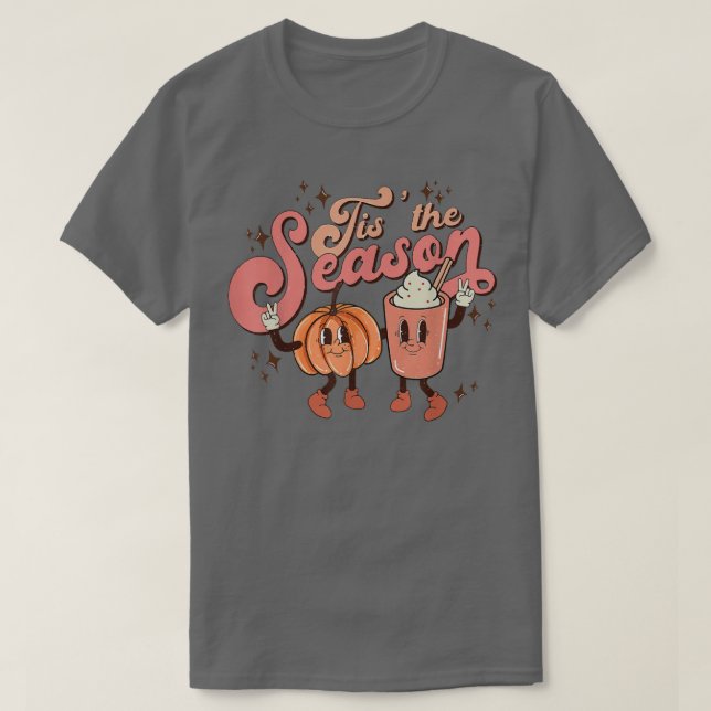 Camiseta Tis The Season Pumpkin & Spice Fall Autumn  (Diseño del anverso)