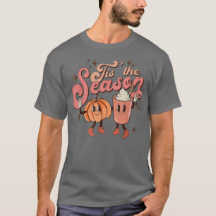Camiseta Tis The Season Pumpkin & Spice Fall Autumn 