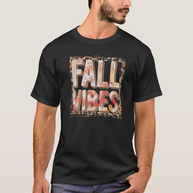 Camiseta Tis The Season Pumpkin Spice  Fall Vibes Autumn Re (Anverso)