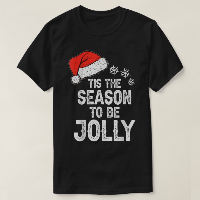 Camiseta Tis The Season To Be Jolly Design (Diseño del anverso)