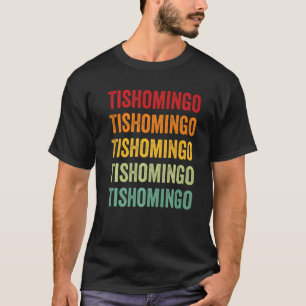 Camiseta Tishomingo County Mississippi Rainbow Textos