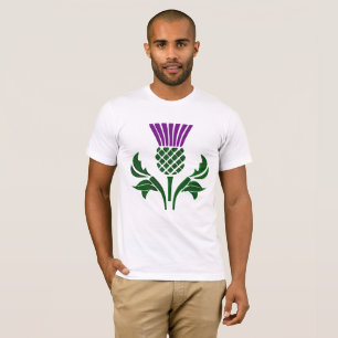 Camiseta Tístol de emblema escocés