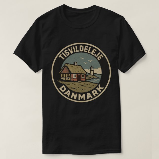 Camiseta Tisvildeleje, Dinamarca Danmark  (Diseño del anverso)
