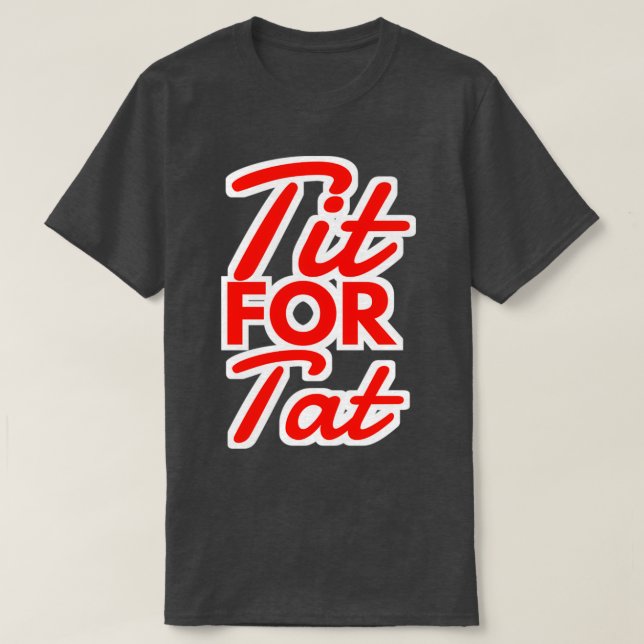 CAMISETA TIT FOR TATH ATTITUDE CITA (Diseño del anverso)