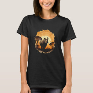Camiseta Titán africano salva al rinoceronte negro