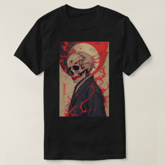 Camiseta Titan Attack Japanese Anime Skull Reaper Gothic 02