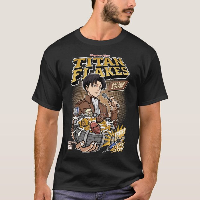 Camiseta Titan Flakes ( Shingeki no Kyojin ) Classic T-Shi (Anverso)