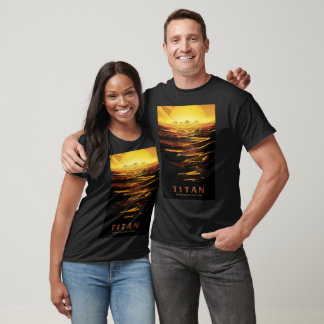 Camiseta Titán mayor luna del planeta Saturno