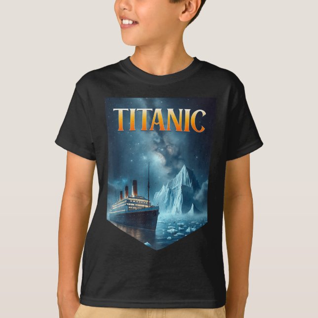 Camiseta Titanic Cruise Ship Iceberg 1912 Rms Voyage Men Wo (Anverso)