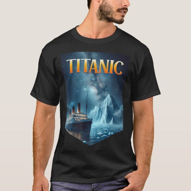 Camiseta Titanic Cruise Ship Iceberg 1912 Rms Voyage Men Wo (Anverso)