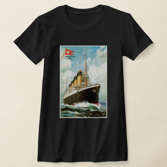 Camiseta Titanic en el mar (Distribución)