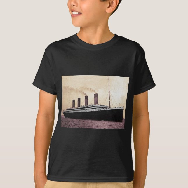 Camiseta Titanic en el mar (Anverso)