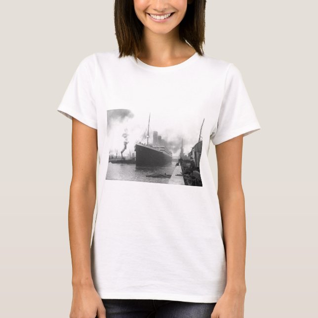 Camiseta Titanic en los muelles de Southampton (Anverso)