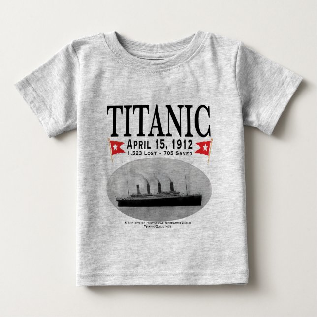 Camiseta Titanic Ghost Bebé (Anverso)