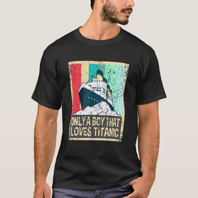 Camiseta Titanic Titanic Hundimiento Barco Desnudo Juguetes (Anverso)