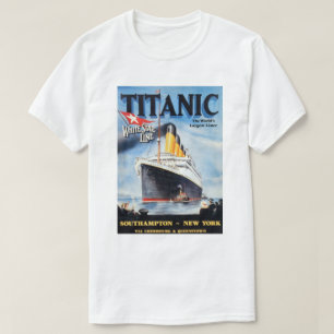 Camiseta Titanic White Star Line - El transatlántico más gr