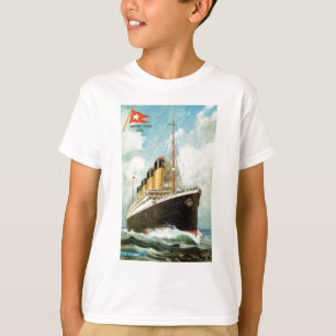 Camiseta Titánico en el mar embroma T