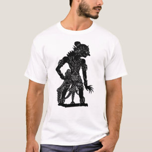 Camiseta Títere de sombra de Werkudoro Wayang Kulit