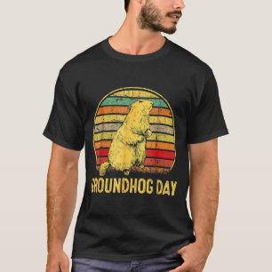 Camiseta Títere de sombras divertido del día de la marmota