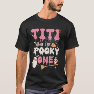 Camiseta Titi de la espeluznante Halloween de cumpleaños 1