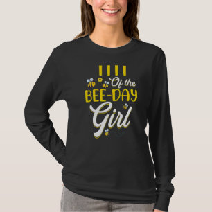Camiseta Titi De La Familia Chica Del Día De La Abeja Cumpl