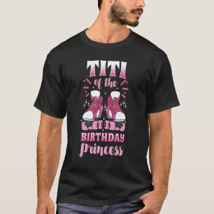 Camiseta Titi de la Princesa Nacida Patinaje sobre patines