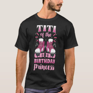 Camiseta Titi de la Princesa Nacida Patinaje sobre patines