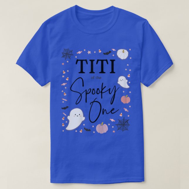 Camiseta Titi de las mujeres del espeluznante primer cumple (Diseño del anverso)