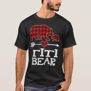 Camiseta Titi De Tejido Rojo Con Un Cubo Que Coincide Búfal