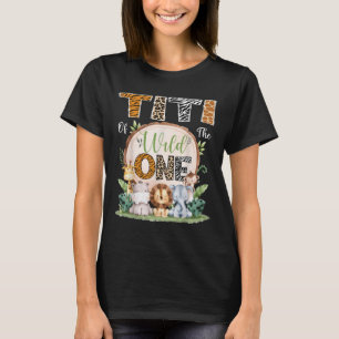 Camiseta Titi Of The Wild One Birthday Safari Jungle Wo