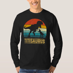 Camiseta Titi Saurus T Rex Dinosaur TitiSaurus Día de la Ma